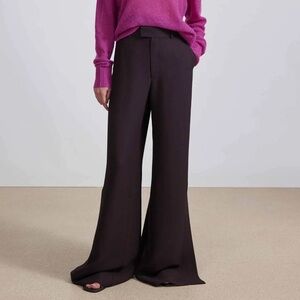 Apiece Apart Elba Trouser in Chocolate Plum